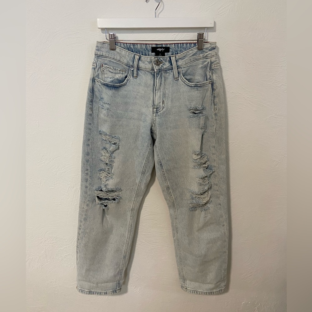 🩷Edgely relaxed boyfriend crop jeans